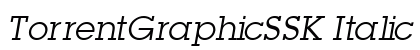 TorrentGraphicSSK Italic Preview