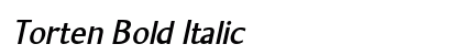 Torten Bold Italic Preview