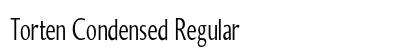 Torten Condensed Regular Preview