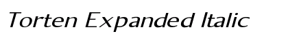 Torten Expanded Italic Preview