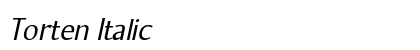 Torten Italic Preview