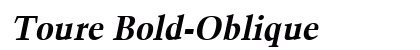 Toure Bold-Oblique Preview