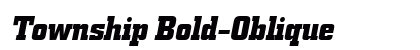 Township Bold-Oblique Preview