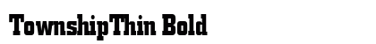 TownshipThin Bold preview