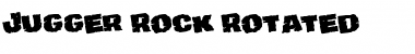 Jugger Rock Rotated Font