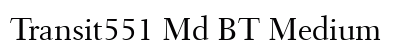 Transit551 Md BT Medium preview