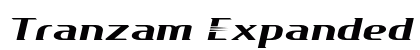 Tranzam Expanded Bold preview