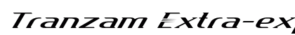 Tranzam Extra-expanded Italic preview