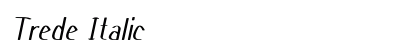 Trede Italic Preview