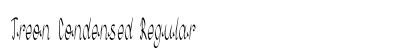 Treon Condensed Regular Preview