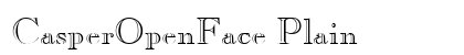 CasperOpenFace Plain preview
