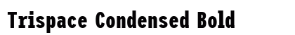 Trispace Condensed Bold preview