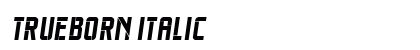 Trueborn Italic Preview