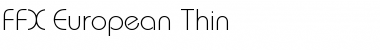 FFX European Thin Font