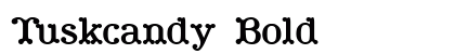 Tuskcandy Bold preview
