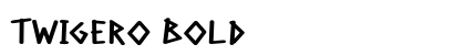 Twigero Bold preview