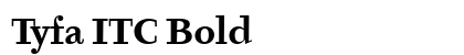 Tyfa ITC Bold preview