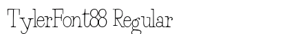 TylerFont88 Regular preview