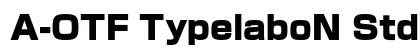 A-OTF TypelaboN Std U preview