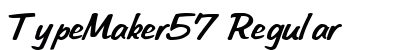 TypeMaker57 Regular Preview