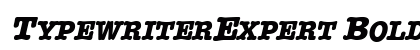 TypewriterExpert Bold-Oblique Preview