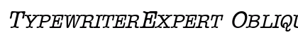 TypewriterExpert Oblique preview