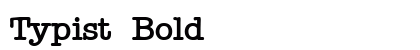 Typist Bold preview