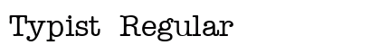 Typist Regular Preview