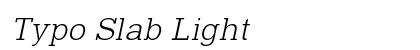 Typo Slab Light preview