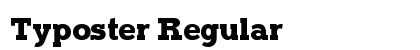 Typoster Regular preview