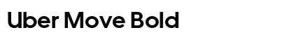 Uber Move Bold preview