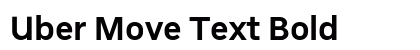 Uber Move Text Bold preview