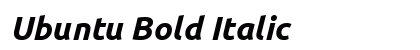 Ubuntu Bold Italic preview