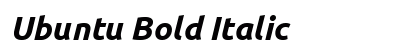 Ubuntu Bold Italic preview