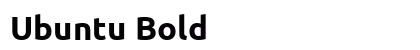Ubuntu Bold Preview