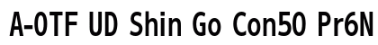 A-OTF UD Shin Go Con50 Pr6N DB preview