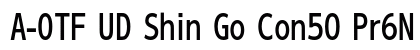 A-OTF UD Shin Go Con50 Pr6N M Preview