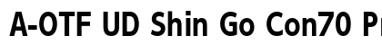 A-OTF UD Shin Go Con70 Pr6 B Preview