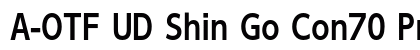 A-OTF UD Shin Go Con70 Pr6N DB preview