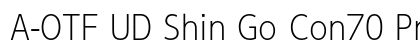 A-OTF UD Shin Go Con70 Pr6N EL preview