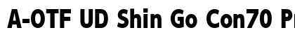 A-OTF UD Shin Go Con70 Pr6 U Preview