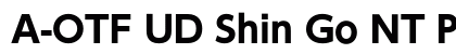A-OTF UD Shin Go NT Pr6N B Preview