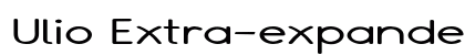 Ulio Extra-expanded Bold Preview
