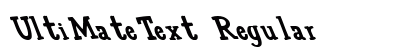 UltiMateText Regular preview