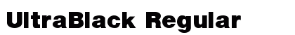 UltraBlack Regular Preview