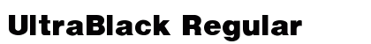 UltraBlack Regular Preview