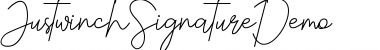 Download Justwinch Signature Demo Font