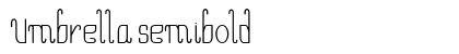 Umbrella semibold Preview