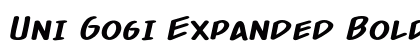 Uni Gogi Expanded Bold preview