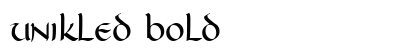Unikled Bold preview